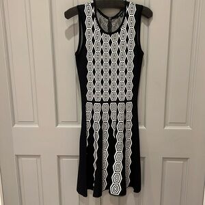 Pink Tartan black and cream dress size smalll